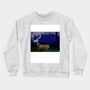 Deer ghost Crewneck Sweatshirt